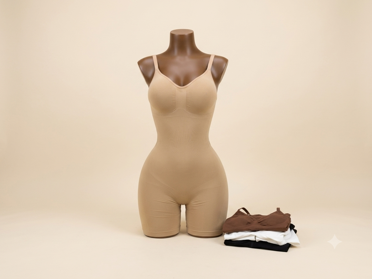 Sculpting Shapewear Bodysuit with Brief